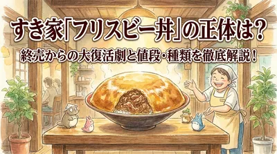 すき家のフリスビー丼とは？現在の値段・種類と終売から復活した経緯
