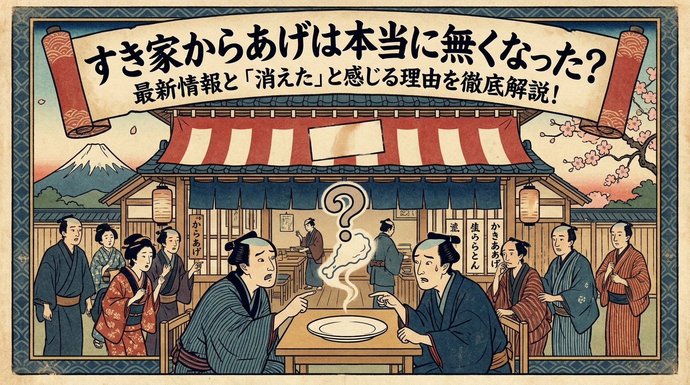 すき家のからあげの値段・カロリー・取扱店舗を解説