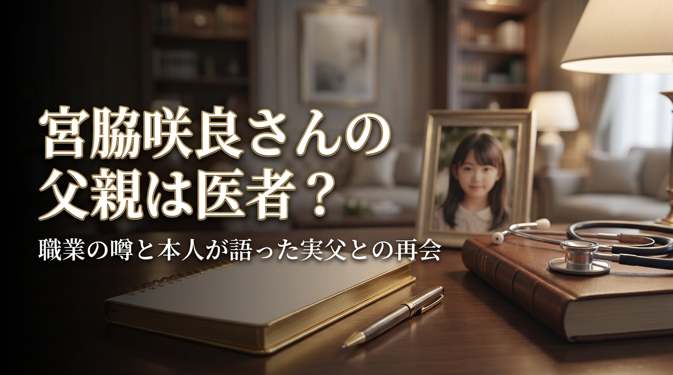 宮脇咲良さんの父親は医者？職業の噂と本人が語った実父との再会